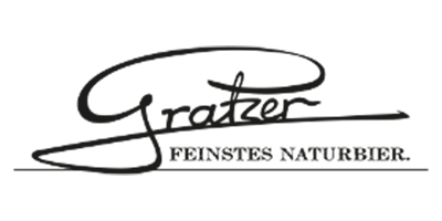 Logo der Brauerei Gratzer, bekannt für feinstes Naturbier, erhältlich bei ADEG Grabner in St. Magdalena und Pöllau