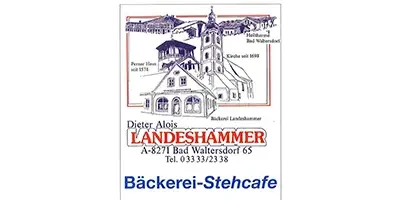 Logo der Bäckerei Landeshammer, der regionale Bäcker im Raum Bad Waltersdorf, erhältlich bei Grabner in St. Magdalena