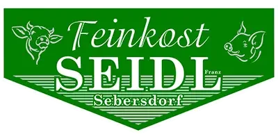 Logo Feinkost Seidl, bekannt für eine breite Auswahl an Wurst- und Selchprodukten, erhältlich bei Grabner in St. Magdalena